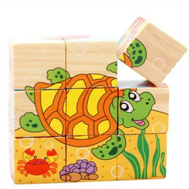 Jouet Tortue en Bois