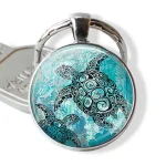 Porte-clé Tortue - Verre