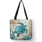 Sac de Plage Tortue - Vintage (Tissu)