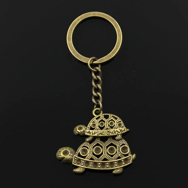 Porte-clé Tortue Maman et son fils
