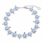 Bracelet Tortue - TurtleParty (Argent)