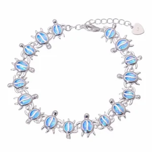 Bracelet Tortue - TurtleParty (Argent)