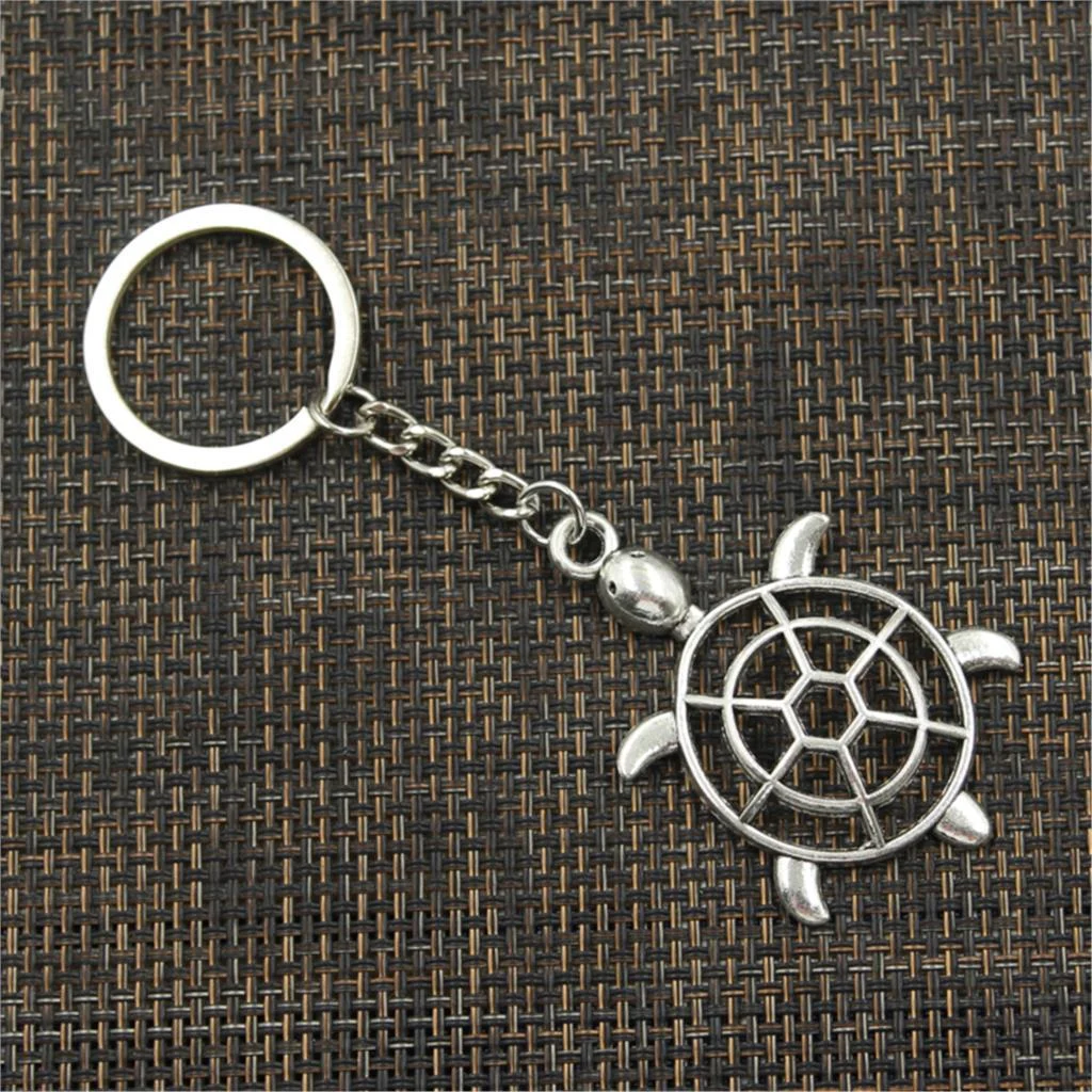 Porte-Clé Tortue - Origami en Acier Inoxydable