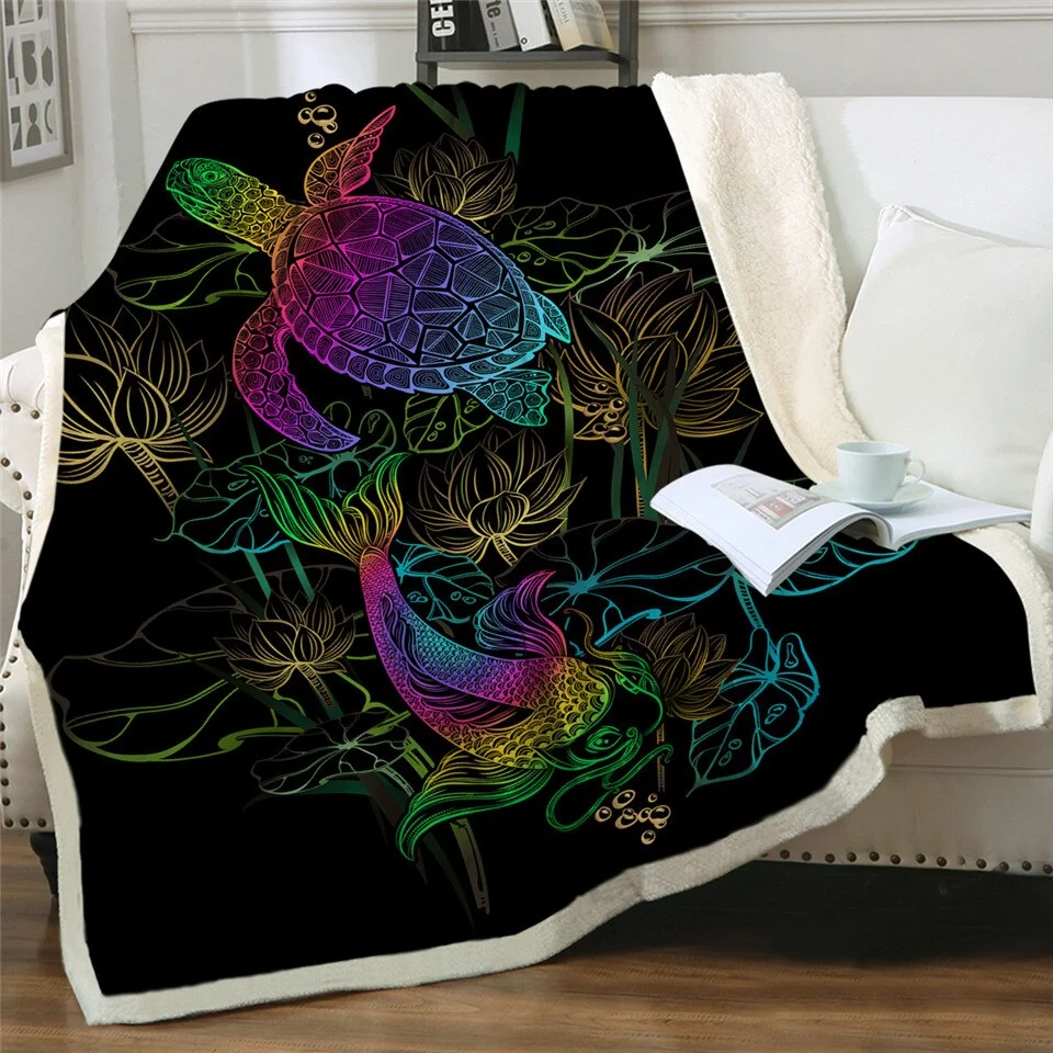 Plaid Tortue - Graphique – Image 2
