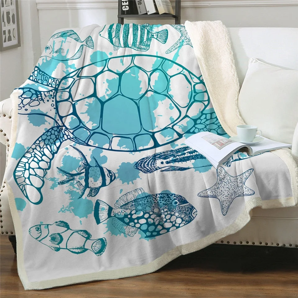 Confort du Plaid Tortue