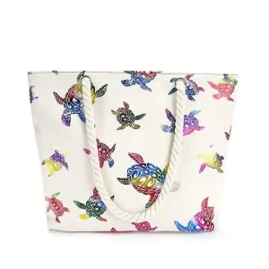 Sac de plage Tortue - Sunshine (Tissu)
