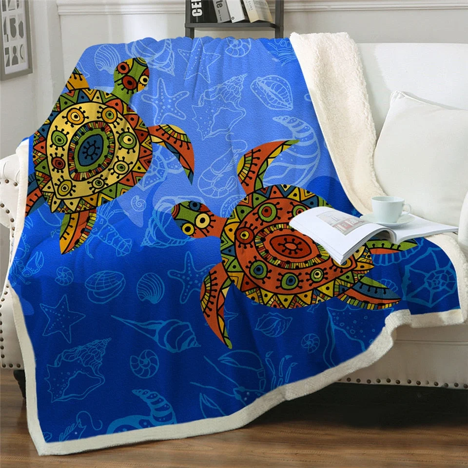 Plaid Tortue Pérou
