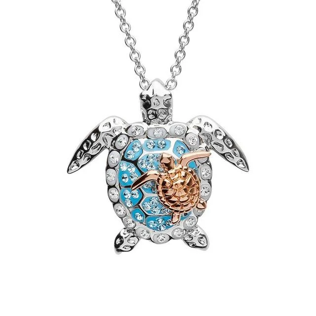 Pendentif Tortue Mère et Fils
