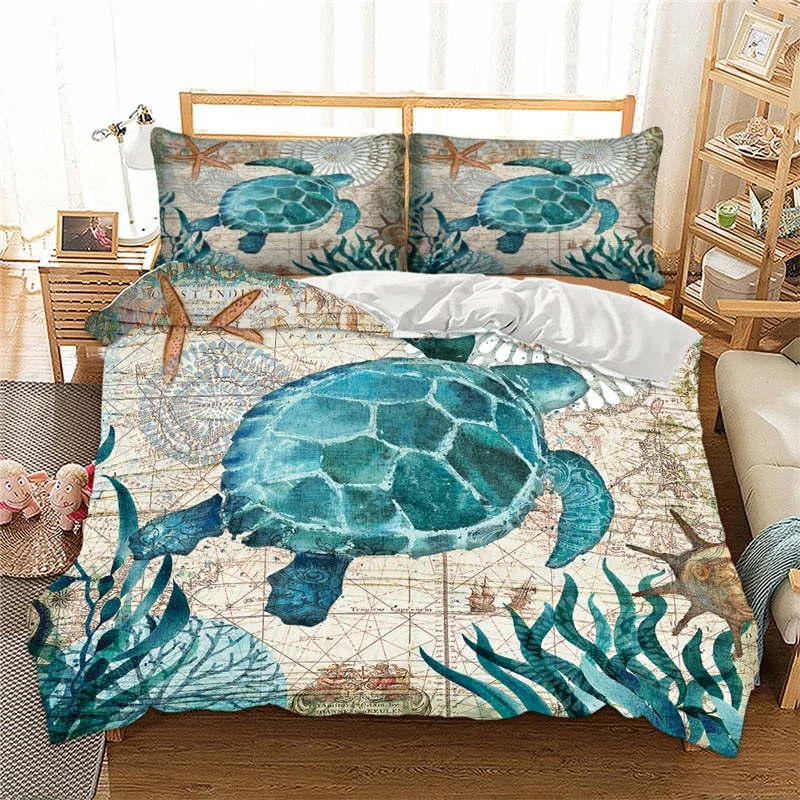 Housse de Couette Tortue Vintage