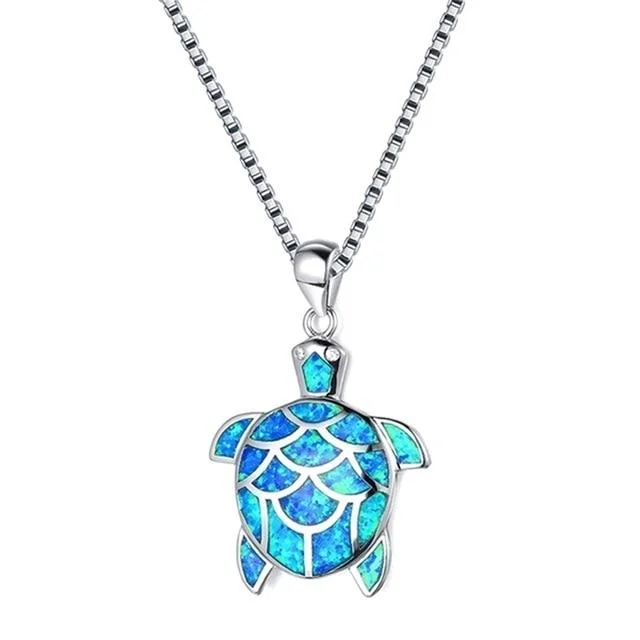 Détails du Pendentif Tortue Marine - Crystal