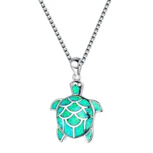 Pendentif Tortue Marine - Crystal