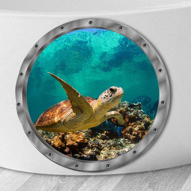 Sticker Décoratif Tortue