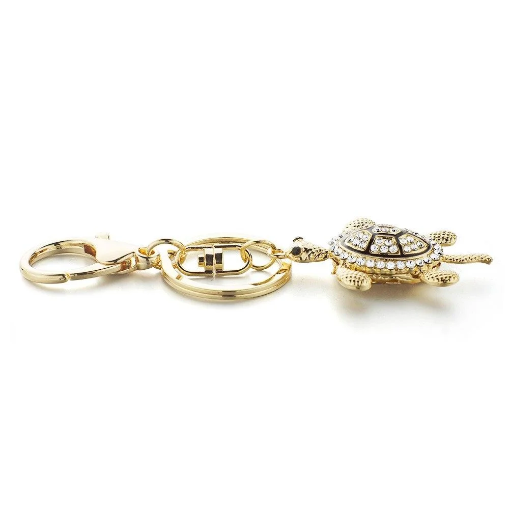 Porte-clé Tortue - Carapace Dorée – Image 3