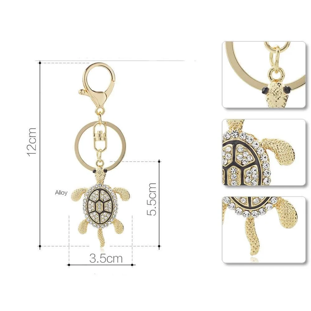 Porte-clé Tortue - Carapace Dorée – Image 4