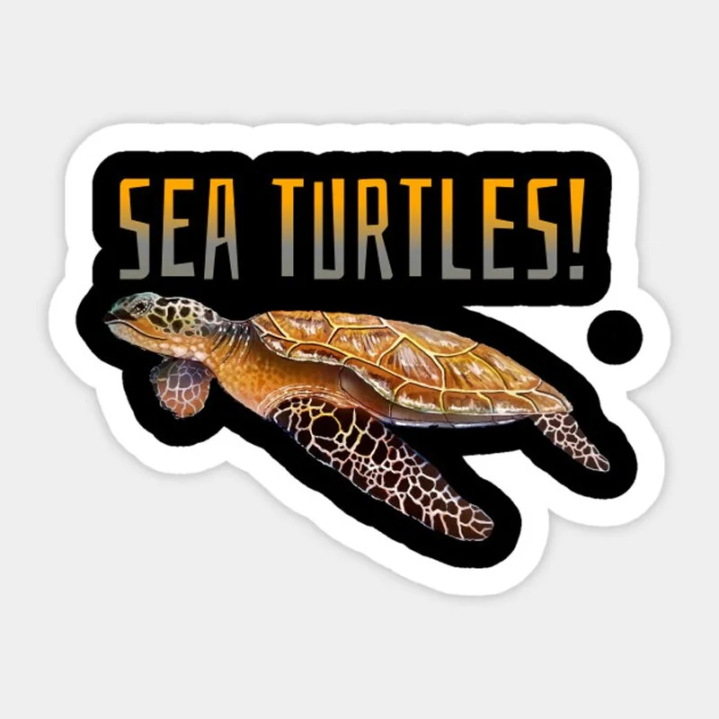 Autocollant Voiture Tortue - Sea Turtle – Image 2