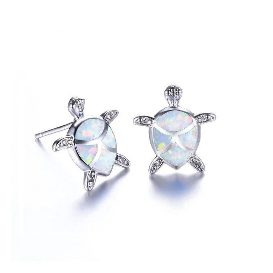 Boucles d'Oreilles Tortue - Pastel