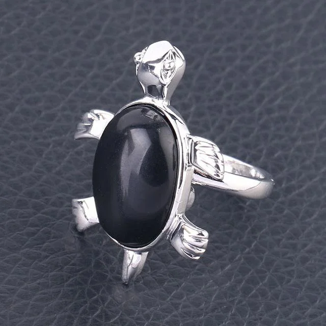 Bague Tortue - Carapace (Pierre) – Image 2