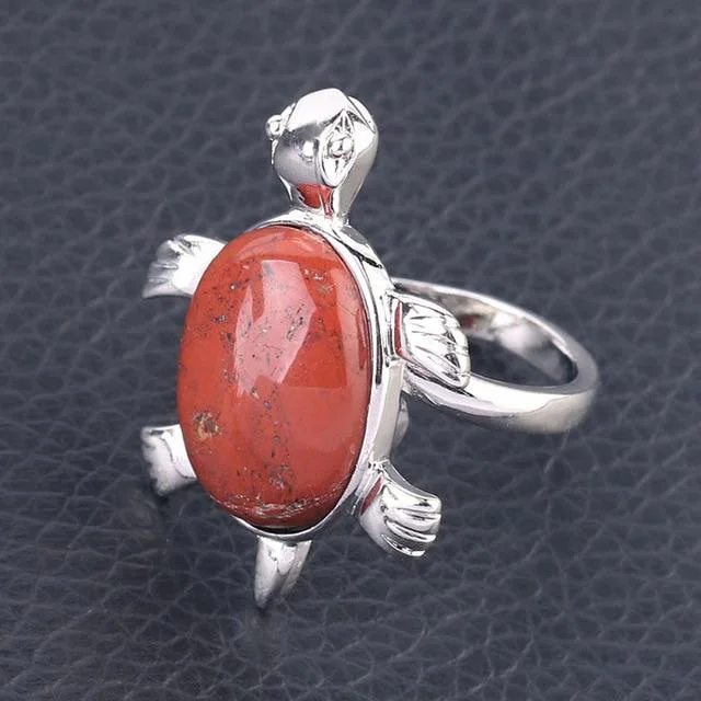 Bague Tortue - Carapace (Pierre) – Image 12