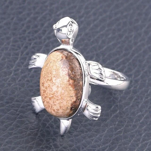Bague Tortue - Carapace (Pierre) – Image 13