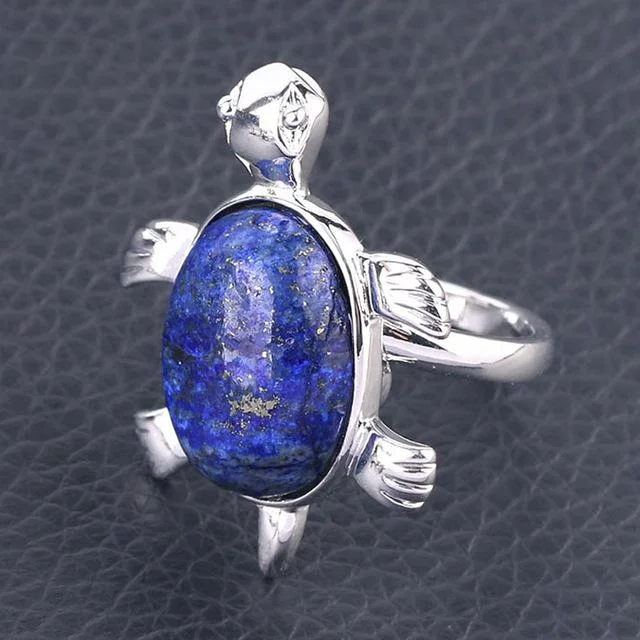 Bague Tortue - Carapace (Pierre) – Image 8