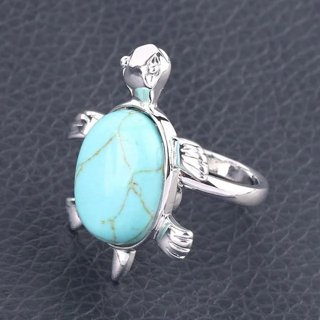 Bague Tortue - Carapace (Pierre) – Image 5