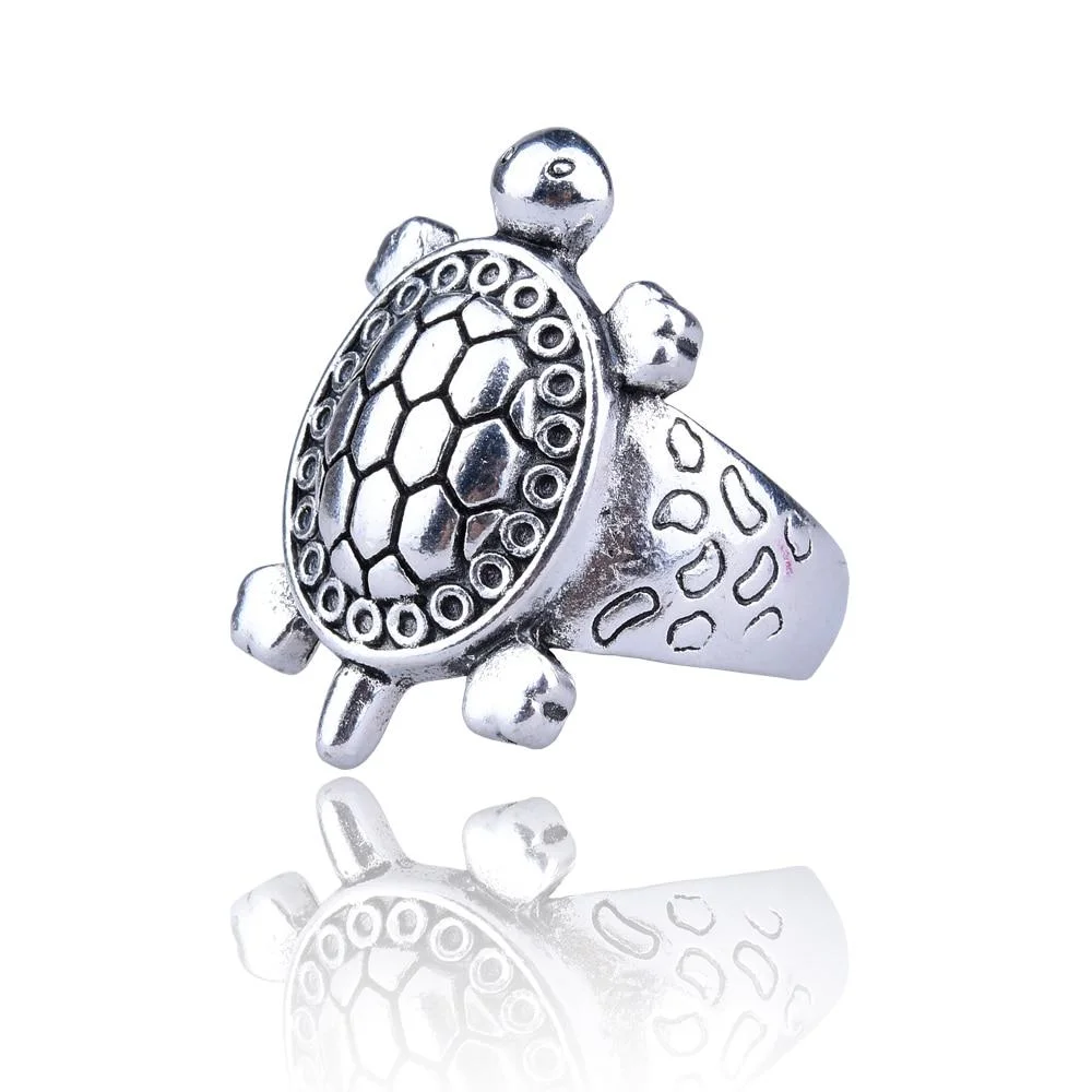 Bague Tortue Retro Détail