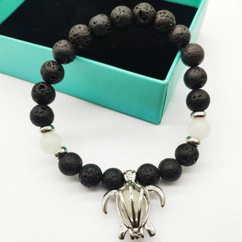 Détails du Bracelet Tortue Pierre Shine