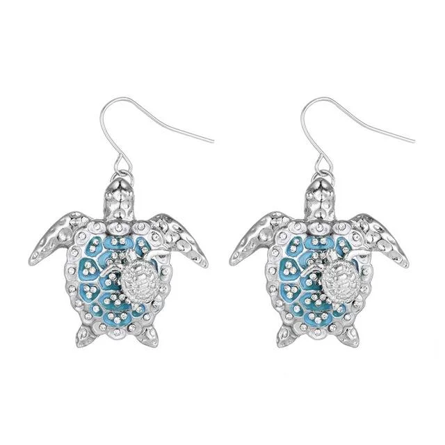 Boucles d'oreilles Tortue Mère Fils