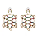 Boucles d'oreilles Forme de Tortue
