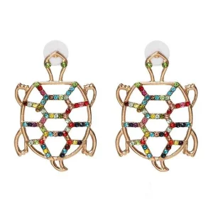 Boucles d'oreilles Forme de Tortue