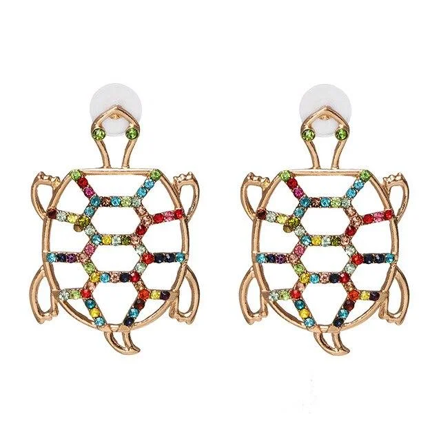 Boucles d'oreilles Forme de Tortue