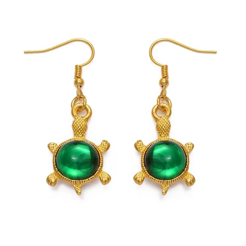 Boucles d'Oreilles Tortue - Hawaii