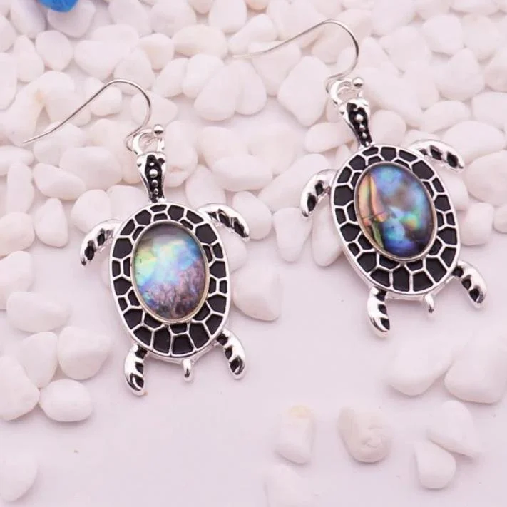 Boucles d'oreilles Tortue - Abysse