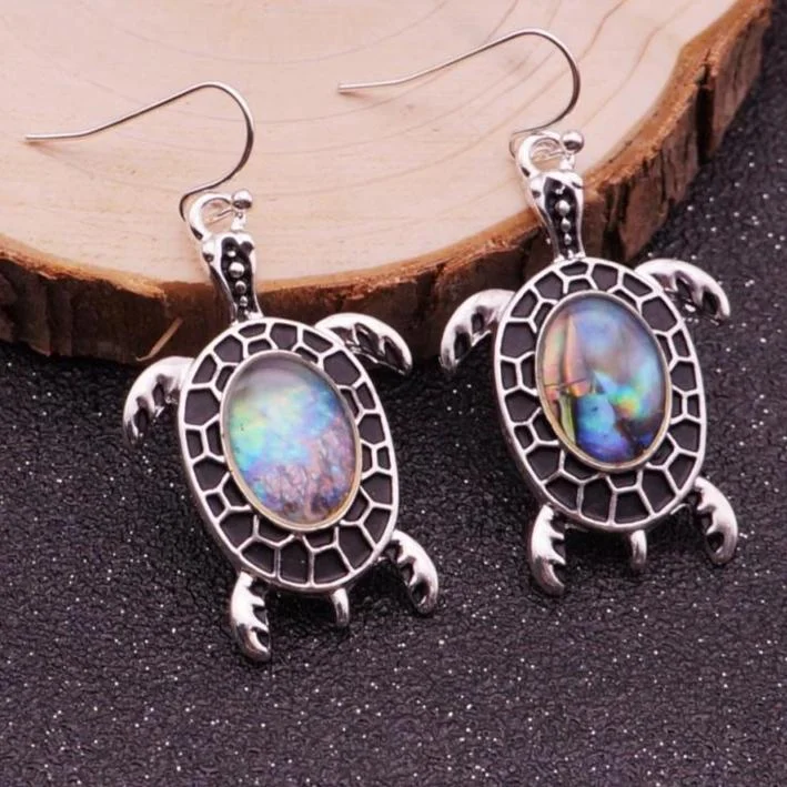 Boucles d'oreilles Tortue - Abysse