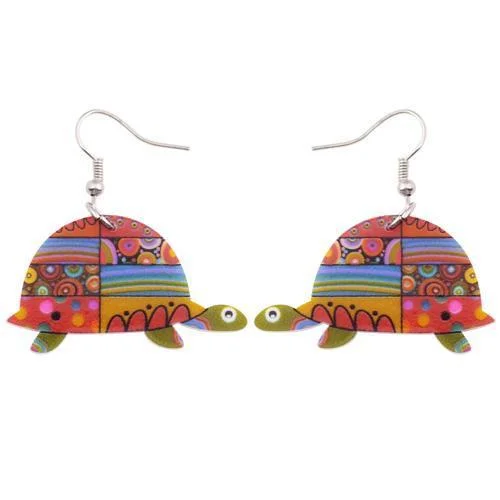 Boucles d'oreilles Tortue - Jouette (Acrylique)