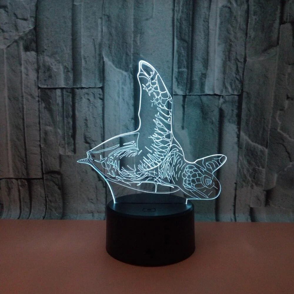Lampe Tortue 3D - Nage – Image 9