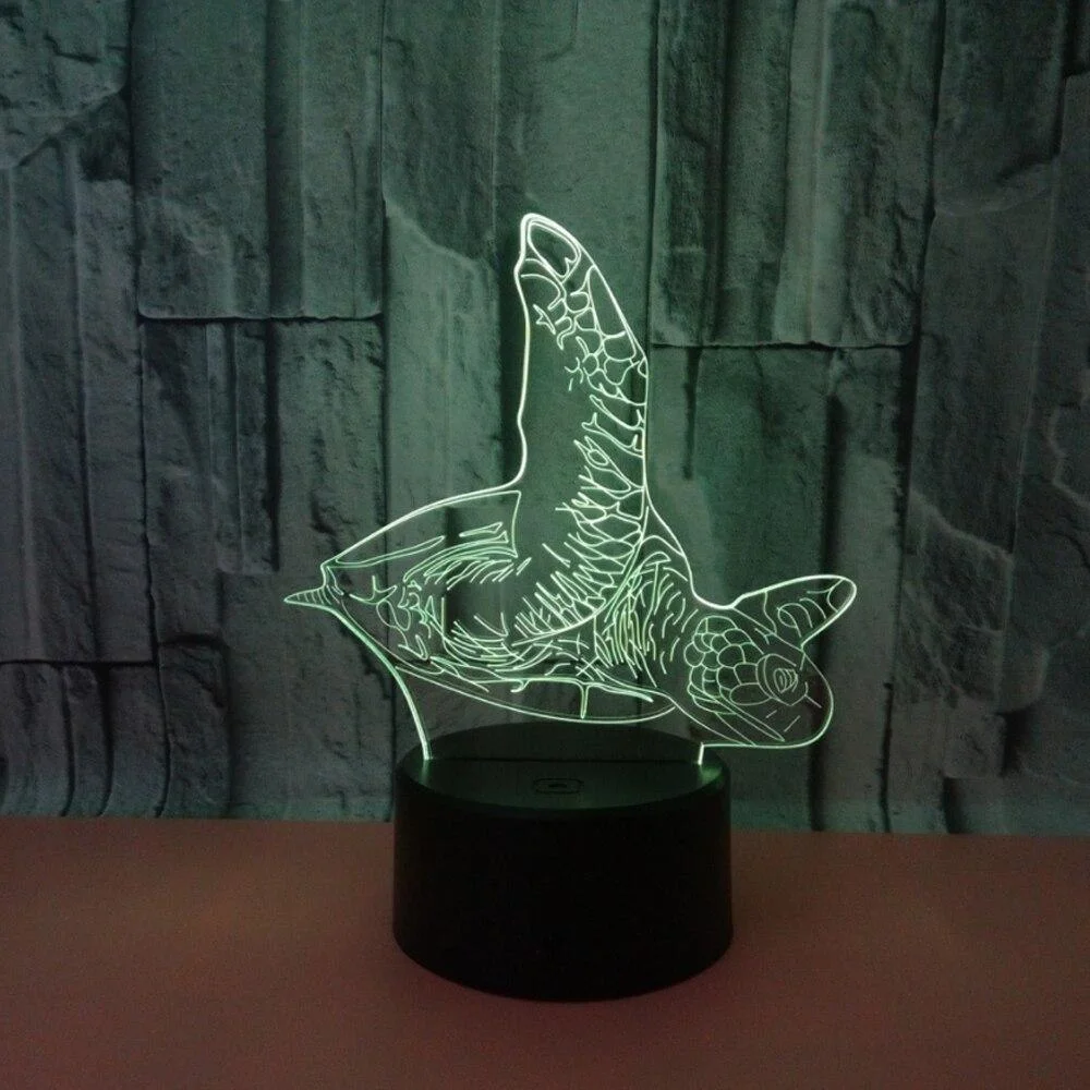 Lampe Tortue 3D - Nage – Image 10
