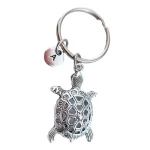 Porte-clé Tortue Personnalisé - Initial au choix