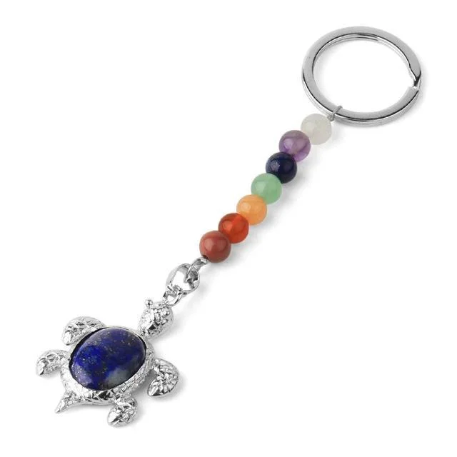 Détails du Porte-Clé Tortue - Chakra