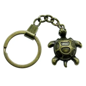 Porte-clé Tortue - Antique (Métal)