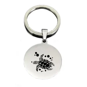 Porte-clé Tortue - Gravure