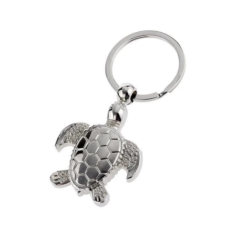 Porte-clé Tortue en acier
