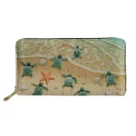 Portefeuille Tortue - Plage en famille