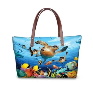 Sac à main Tortue - Monde sous marin