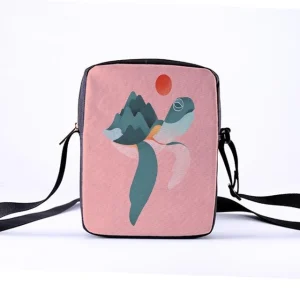 Sac Tortue - Sacoche Océan Rose