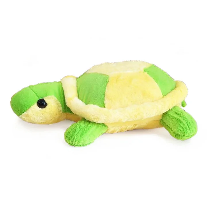 Peluche Tortue Verte et Beige