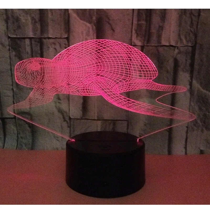 Veilleuse Tortue Océan - Lampe 3D – Image 8