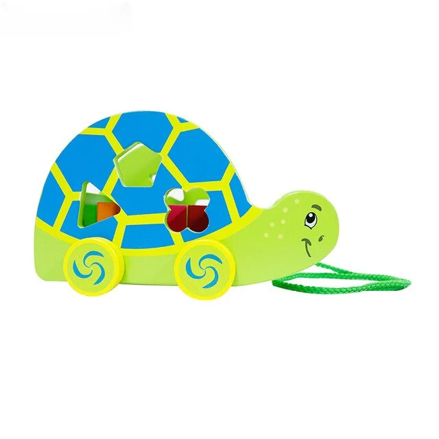 Jouet Tortue Bois - Encastrable – Image 2