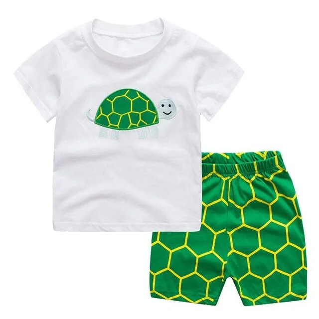 Pyjama Tortue Enfant Vert