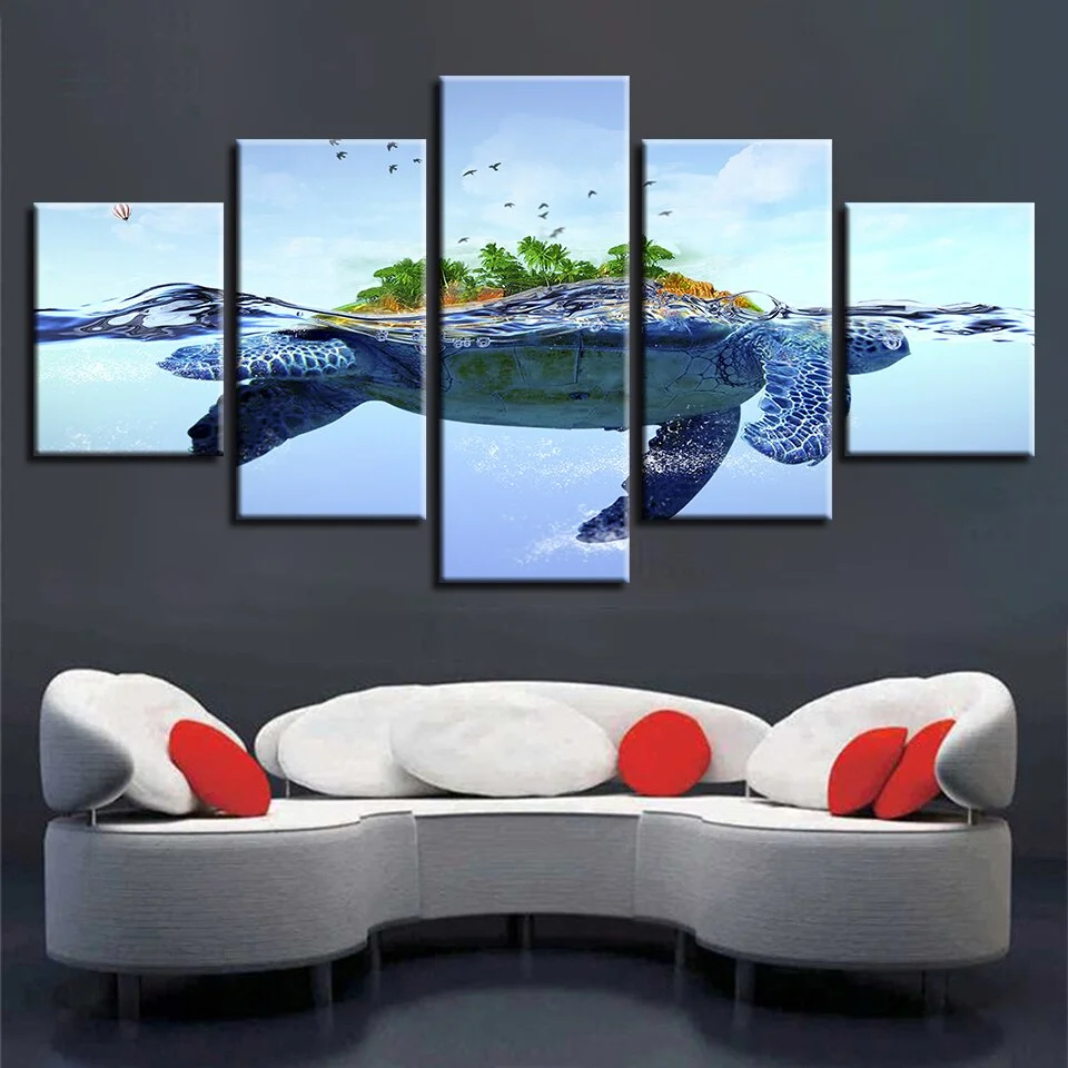 Tableau Tortue - Abstrait – Image 5